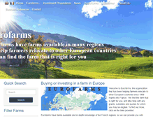 Tablet Screenshot of eurofarms.com